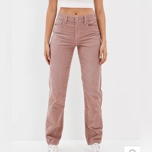 American Eagle Stretch Corduroys Size 6, Red